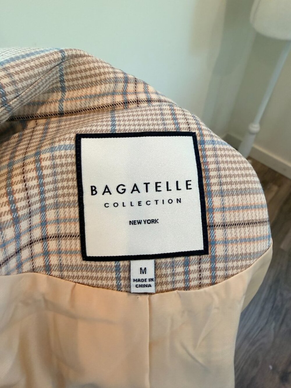 Bagatelle Plaid Relaxed Duster Trench Coat M - Picture 8 of 9